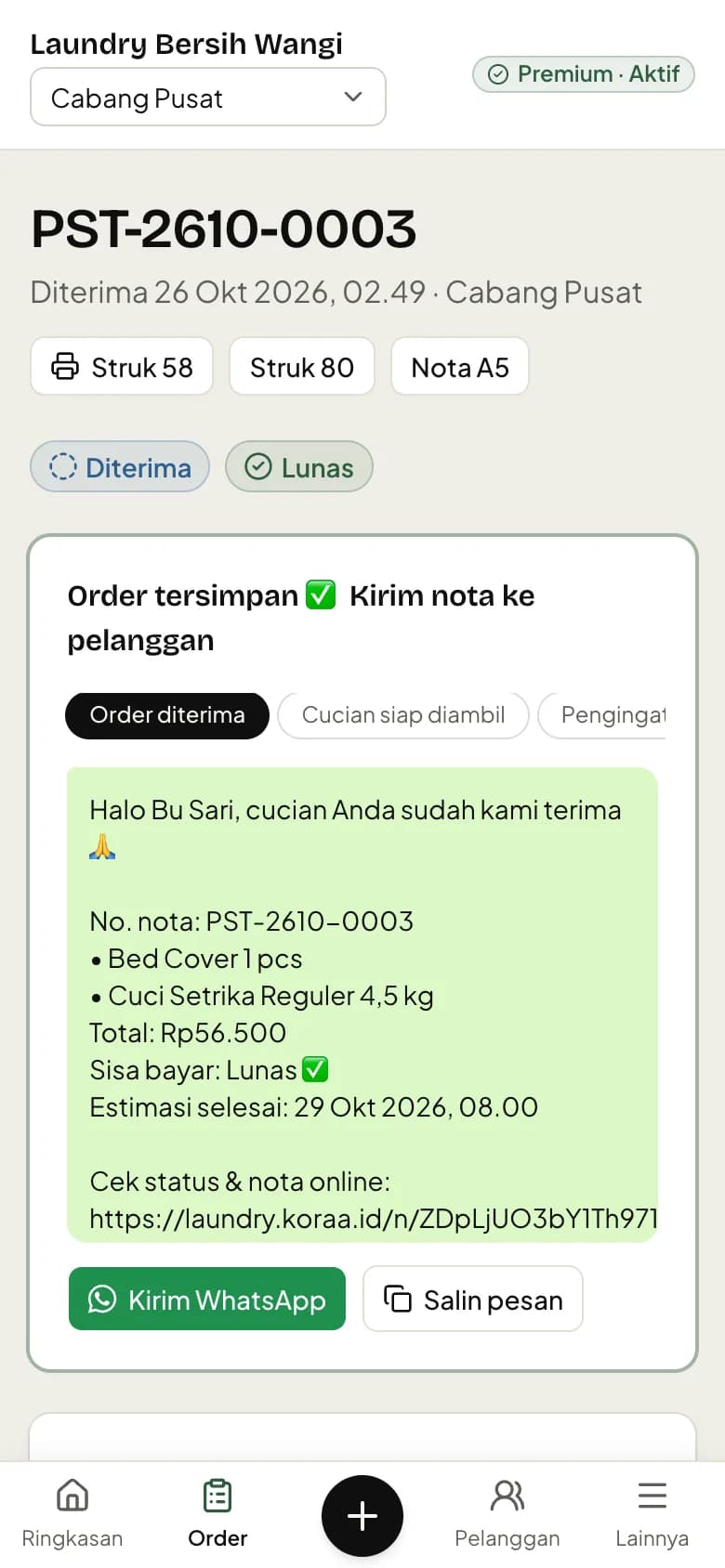 Nota ke WhatsApp
